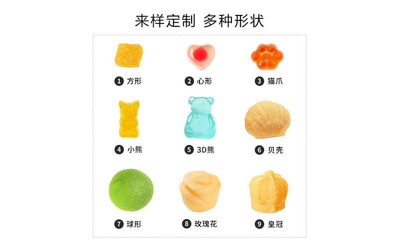 軟糖OEM代加工，營養(yǎng)更美味